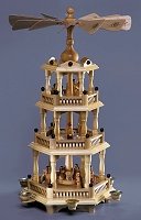 Three Tier Nativity Pyramid